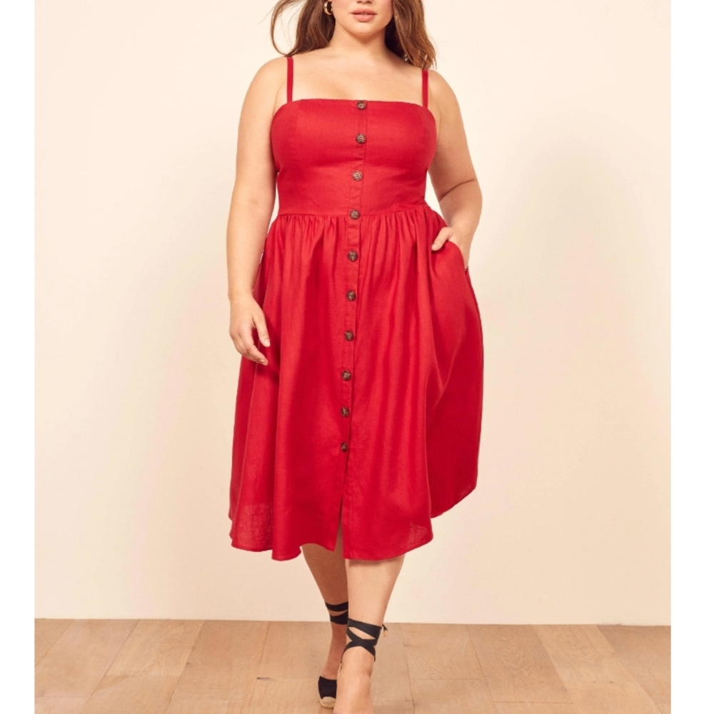 Reformation Linen Dress